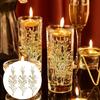 Simulated Golden Tree Branches Floating Candles Center Filling Wedding Banquet Decoration Plastic Flowers