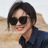 Солнцезащитные очки Женские Летние Солнцезащитные Ультрафиолетовые Для Вождения Поляризационные Очки Мужские С Продвинутым Чувством Большое Лицо Тонкие Солнцезащитные Очки