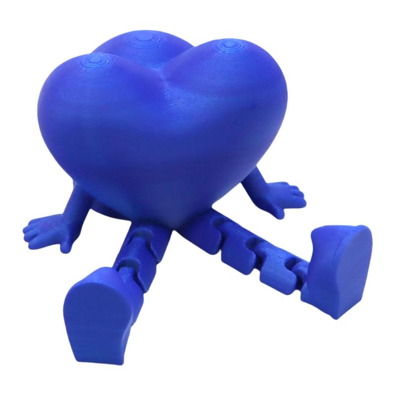 Красный 3D-печатный колпак для фаркопа в форме сердца, ударопрочный, универсальный, для сцепного устройства, колпачки для сцепки прицепа