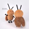 Kawaii Plush Cockroach Dolls Funny Simulation Expressive Cockroach Cartoon Insect Stuffed Toys For Kids Girls Halloween Gifts