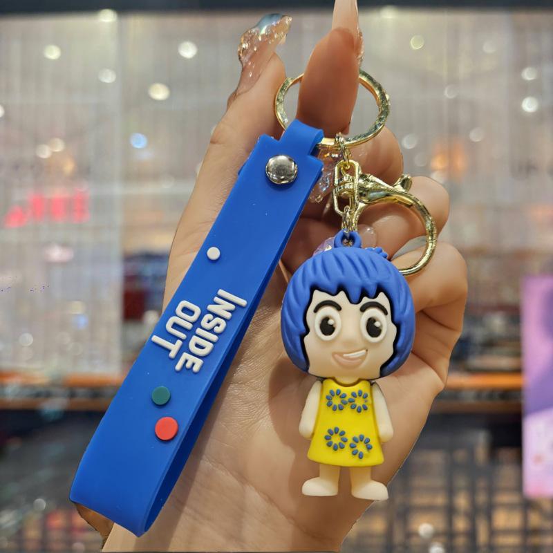 Cartoon Keychain Pendant, Wooden Stick Figure, Key Chain, Blind Box, Tide Play Pendant.