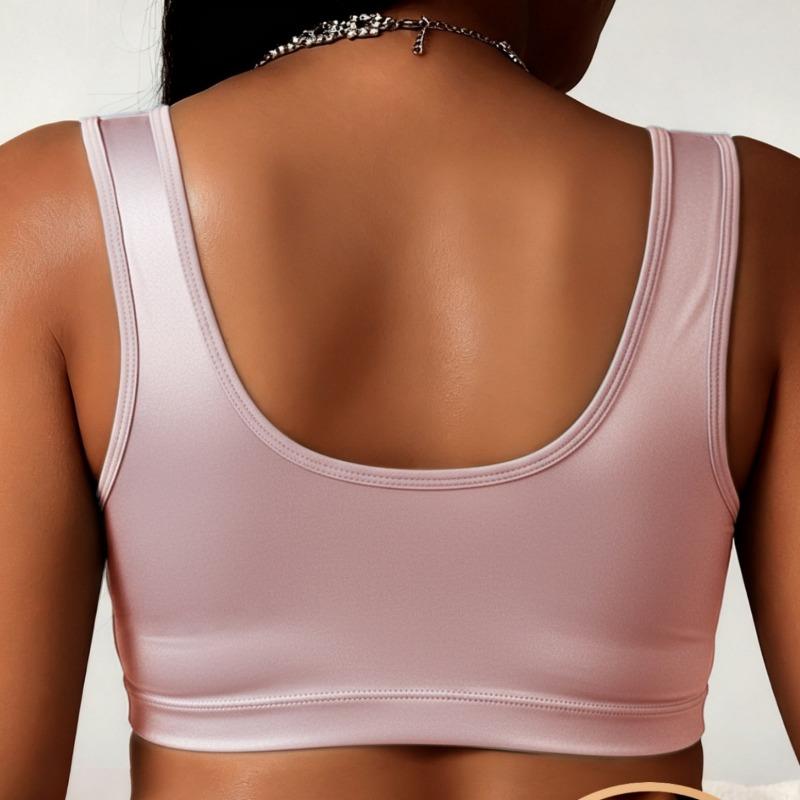 Women S Front Closure Push Up Plus Size Smooth Sports Bra No Underwire