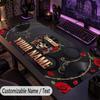 Large Mouse PadGuns N’ Roses Custom Name Text Personalized Desk Mat Non Slip Gaming Pad