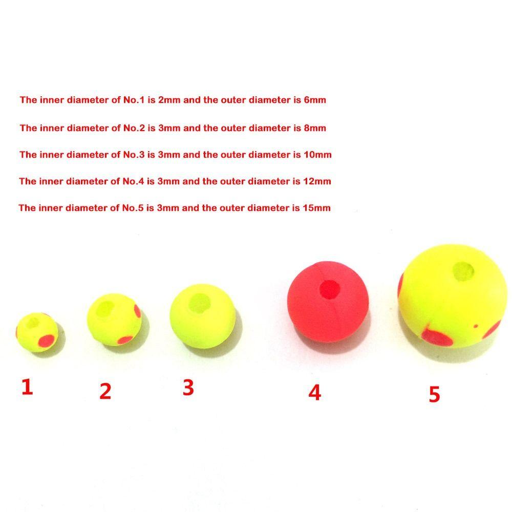 50 шт. 6-15 мм Пенопластовые поплавки Шарики Бобы Рыболовные Плавучие Прочные Рыболовные Поплавки Бусины Для Рыбалки на Открытом Воздухе