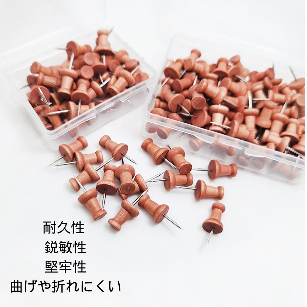 NASSIA Large with Storage for Bulletin Multipurpose Pushpins, Daruma-shaped, Wooden, Stylish, Capacity, Case, Boards, Posters, Photos, Maps,