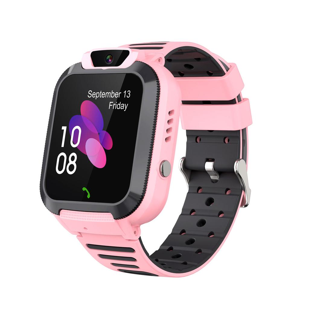 Children's GPS Smartwatch With Phone, IP68 Waterproof, SOS, Voice Chat, Touchscreen, Camera, Games