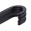 10Pcs Black Adult Clothing Hanger Plastic Hangers Organizer Dry Clothes Rack