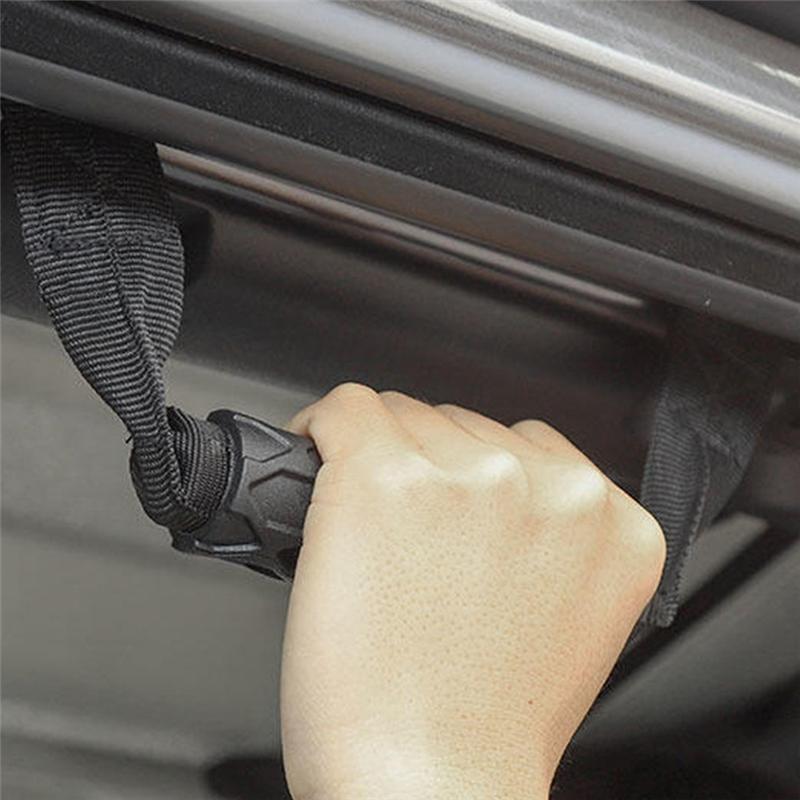 2/4 Door Roof Handle Interior Modification For Jeep Wrangler JK 18-23 Front Rear Grab Bar Handle Kit Accessories 4PCS
