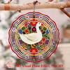 Colorful Duck Wind Spinner Metal Garden Decor with Floral Art No Electricity Needed for Indoor Outdoor Yard Patio Holiday Decoration
