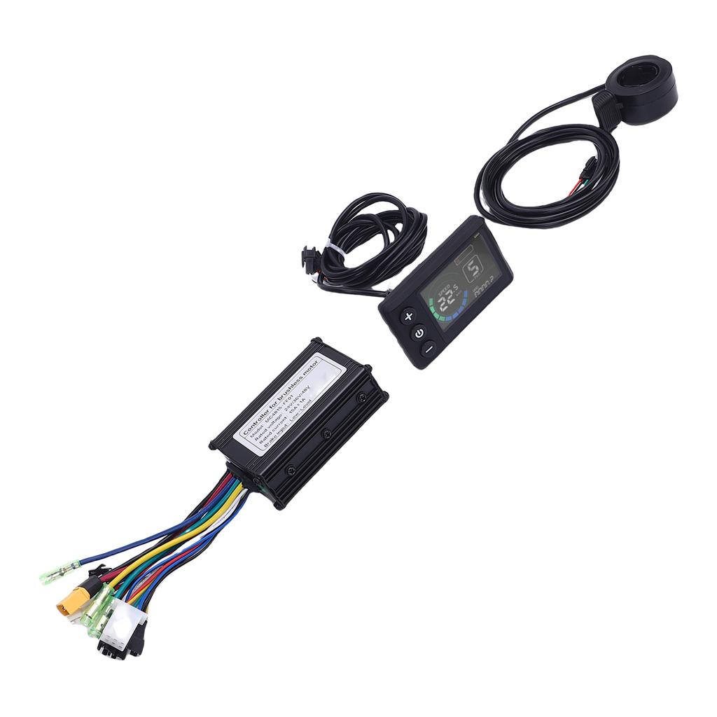 ЖК-прибор и комплект контроллера 36 В 48 В 15 А 3-режимный контроллер с ЖК-дисплеем 130X Ручка газа