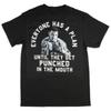 Everyone Has A Plan. Mike Tyson Trendy T-Shirt Summer Cotton Short Sleeve O-Neck Men's T-Shirt S-4XL Men Clothing  Graphic