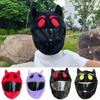 Motorcycle Helmet Cartoons Plush Helmet Protective Cover Helmet Full Face Covers For Halloween Outdoor Fun Personalized Hel Z9P3