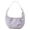 Retro Literary and Artistic Lazy Wind Lady Pleated Drawstring Casual Shoulder Bag Dumpling Bag