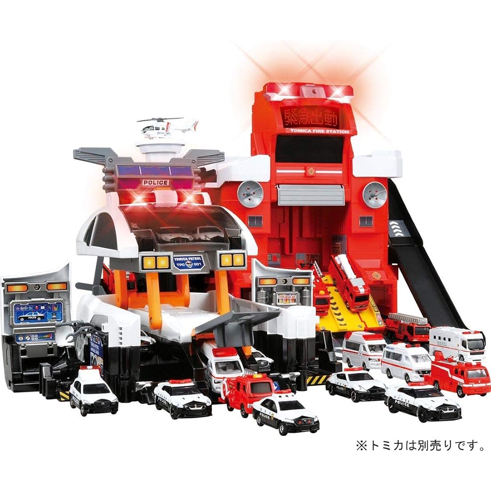 TAKARA TOMY (TAKARA TOMY) “Transform into Tomica Big! “Deca Patrol Car” Mini Car, Car Toy for Men...
