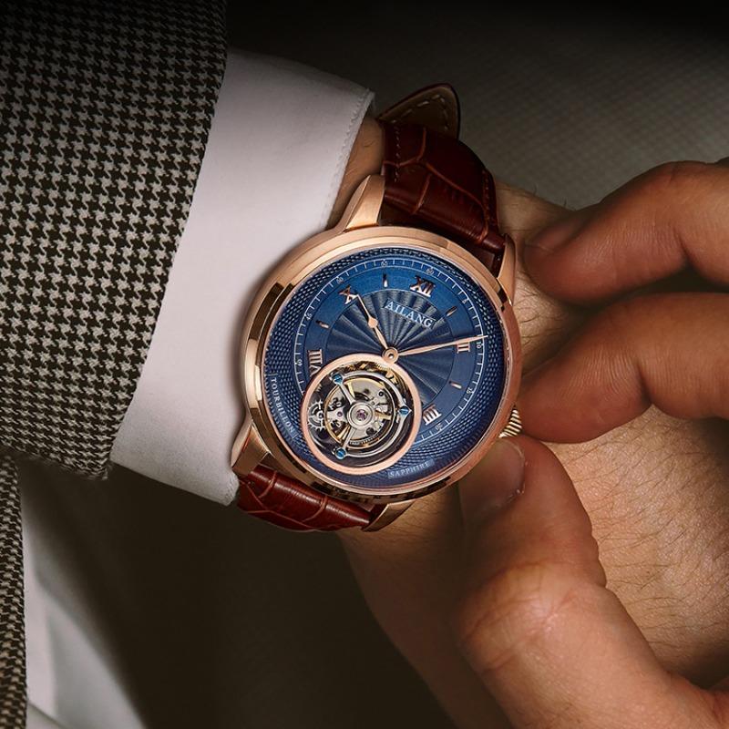 AILANG Механические часы Мужские часы Деловые часы Водонепроницаемые