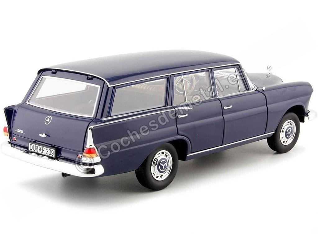 Norev scale 200 Universal 1968 Blue diecast car 1/18 Mercedes-Benz (183599)