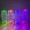 16 Touch Colors Led Rose Home Decor Rechargeable Rose Crystal Desk Lamp Bedroom Bedside Touch Crystal Night Light With Usb