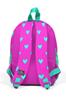 Рюкзак Minik Yuva Неоново-Розовый Вода Зеленое Сердце С Узором Два Отделения 23341
