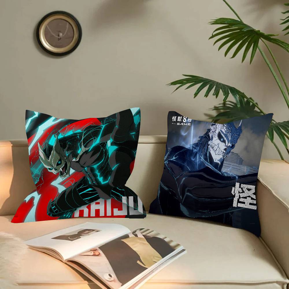 Animation K-Kaiju No.8 Lucky Dragon Pillow Cover Sofa Cushion Cover Home Room Decoration Children Gift
