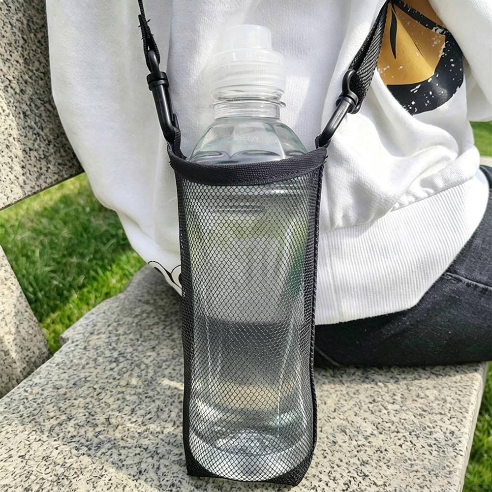Unisex Protective Cover Mesh Bag Useful Sport Water Bottle Cover New Water Cup Hanging Bag