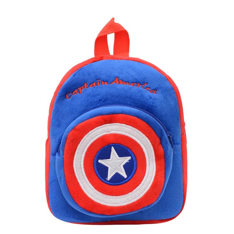 Lovely Baby Kids Plush Book Bag Double Shoulder Backpack Kindergarten Early Education Cartoon Anime Theft Prevention Shock Resistance 20*25cm