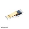 Multifunctional Metal Wallet with Leather Journal and Pen Clip Notebook