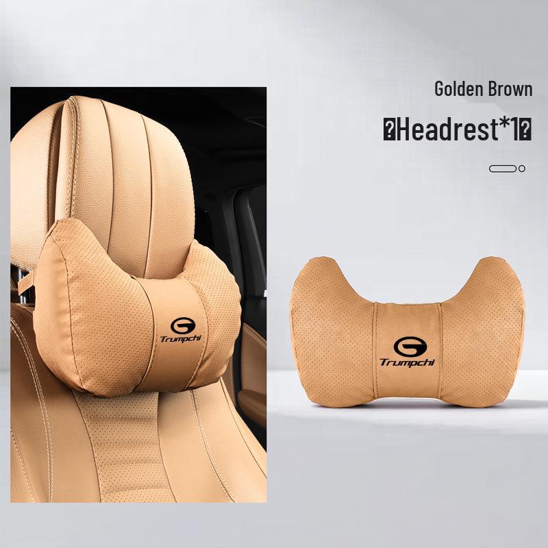 Trumpchi Car Headrest & Lumbar Support Pillow - GS4/GS8/M8/M6 Shadow Leopard, GS3 Shadow Cool, Horn Neck Protection Cushion