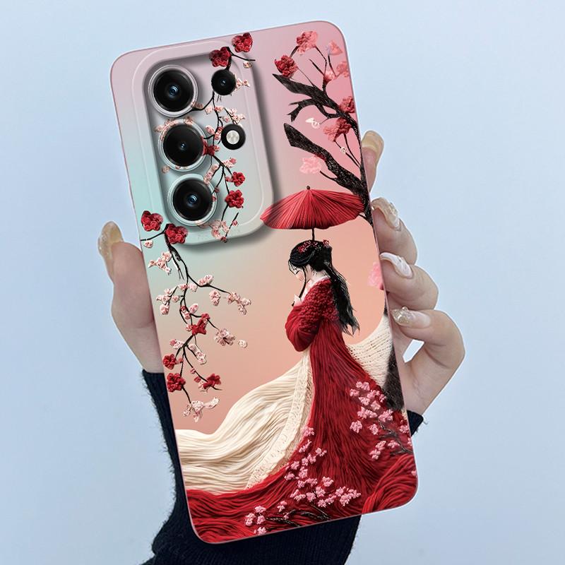 Чехол для Itel S26 Ultra Super 26 Ultra S688LN, имитация масляной живописи, цветочный узор, силиконовый мягкий чехол, новый противоударный задний чехол.