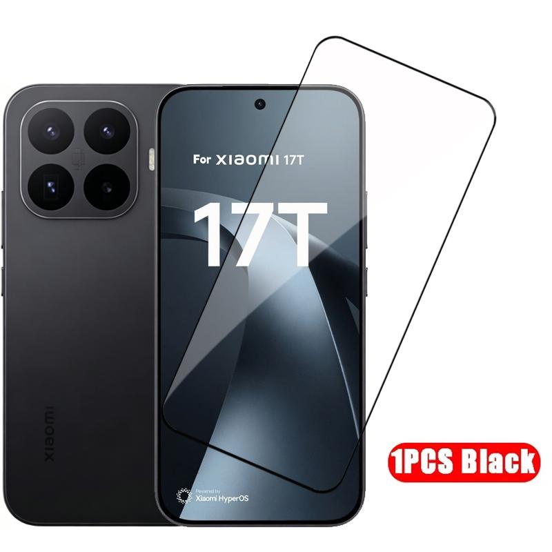Для Xiaomi 17T Закаленное Стекло Full Cover Защитное Стекло для Экрана Xiaomi 17T Pro Защитная Пленка для Экрана Телефона Для Xiaomi 17T