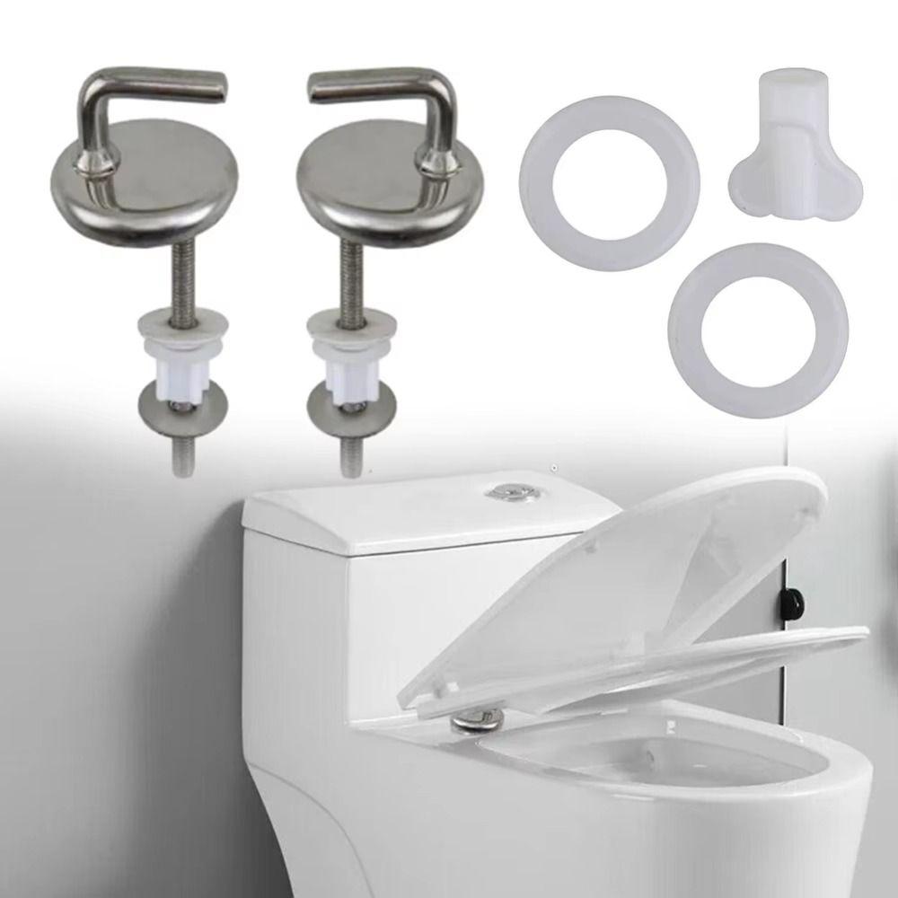 Stainless Steel Toilet Seat Bolts Kit Durable Toilet Cover Connector Toilet Repair