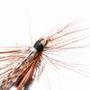 MNFT 10PCS [10#] Grey Hackle Peacock Coachman Fly Trout Fishing Bait Dry Flies Royal Wulff Brown Hackle Fishing Fly Lures