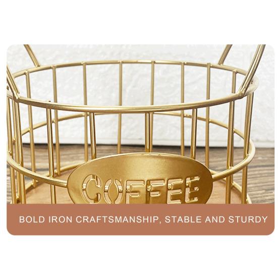 Корзина с деревянным основанием, большая вместительная стойка K, подстаканник, органайзер для хранения фруктов и орехов, бар