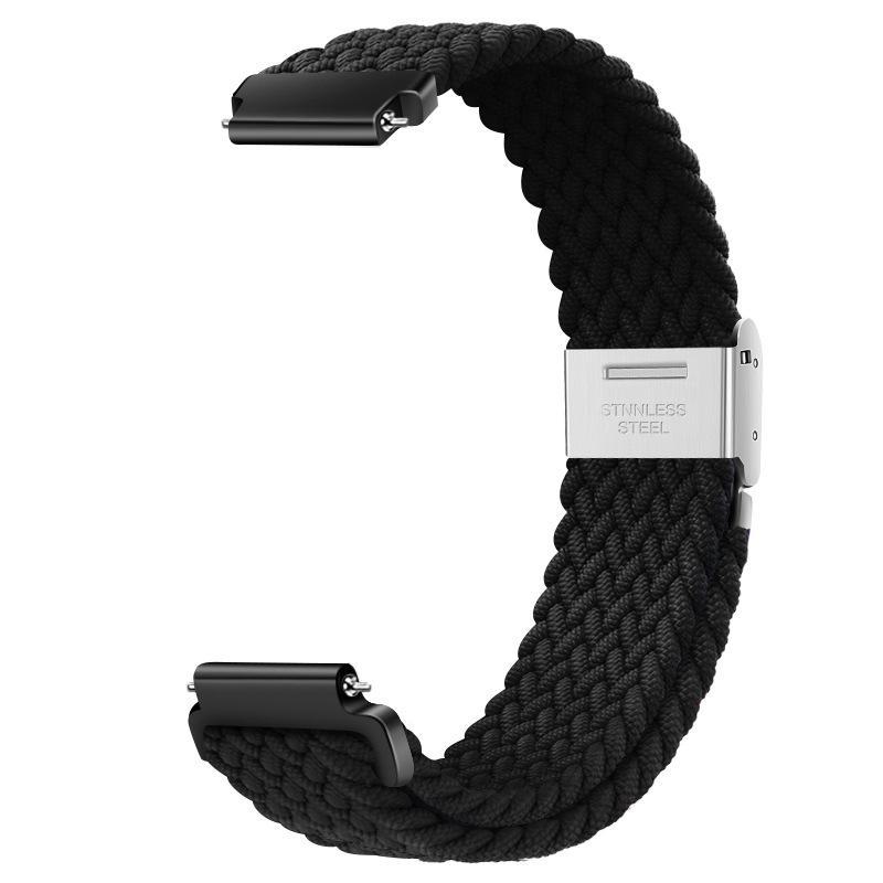 14mm Nylon Braided Loop Watch Strap for Xiaomi Mi Band 8 - Women's Thin Waist Design