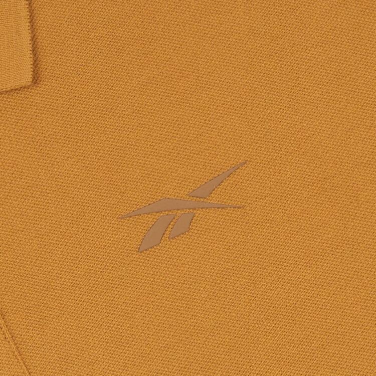 Reebok Однотонная удобная универсальная дышащая ретро спортивная рубашка-поло для мужчин 23RMS401UGBR