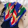 High-quality Luxurious Silk Scarves Headband Scarfs Neck Scarf For Women Chain Silk Scarf Women's Decorative Shawl
