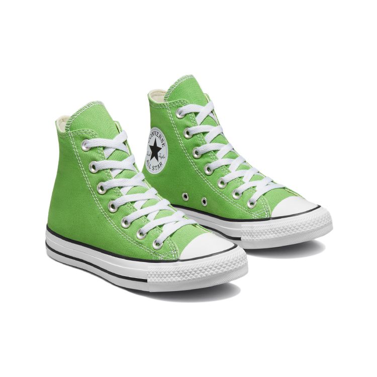 Converse Chuck Taylor All Star High Top Canvas Sneakers Unisex Sneakers Green White 172687C