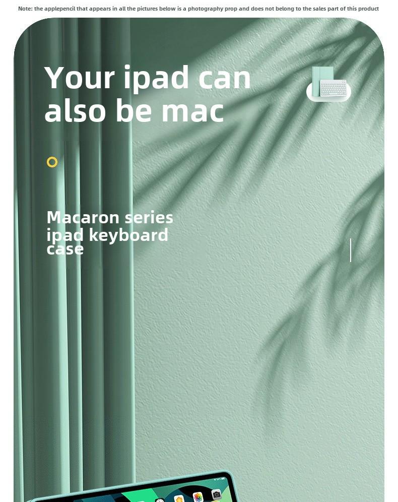 Защитный чехол с магнитной Bluetooth-клавиатурой для iPad Air 5 и 9-го поколения, защита от падений, все включено