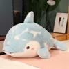 Dolphin Plush Pillow Cute Light Blue Stuffed Animal Perfect Birthdays For