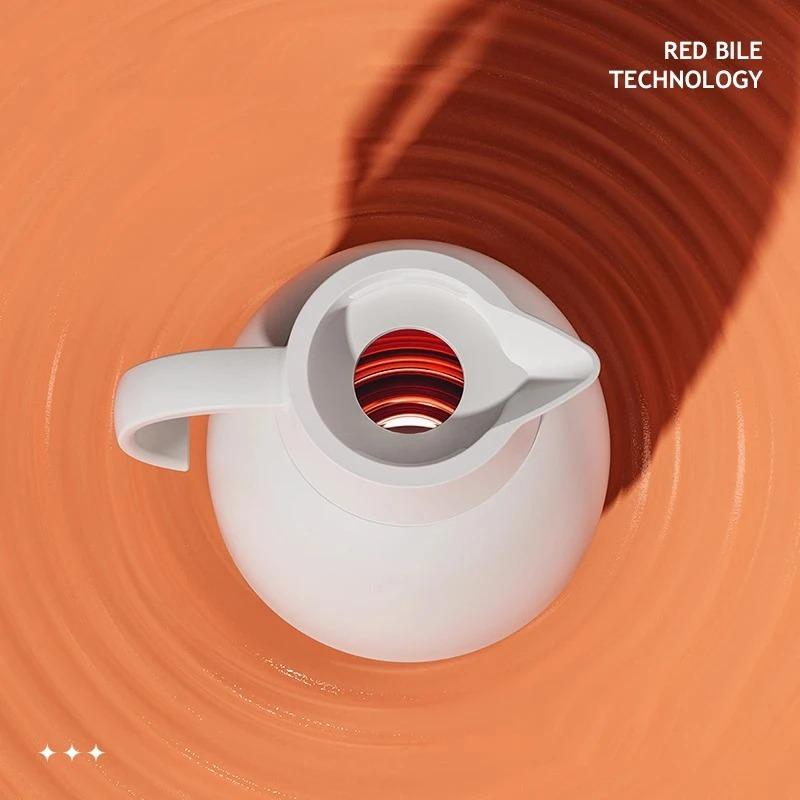 COOKER KING 1500ML Leak-Proof Water Thermos Thermal Insulation Kettle Glass Inner Pot Portable Student Dormitory Thermal Flask