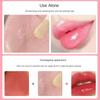 VIBELY Water Light Transparent Glass Lip Oil Mirror Moisturizing, Moisturizing, Smooth, Lip Gloss, Not Sticking Cup Red