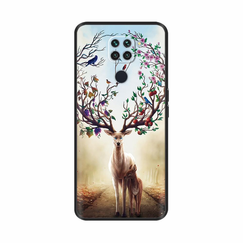 Чехол Для Xiaomi Redmi Note 9 Чехол Мягкая Черная Силиконовая Задняя Крышка Для Redmi Note9 Чехол Redmi Note 9 Чехол Funda Coque Бампер Оболочка