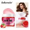 Hair Gel, Strawberry Scented, Extreme Hold, Extra Hold, All Hair Types, Styling Gel Great for Braiding, Twisting & Smooth Edges, 100ml/3.38fl.oz