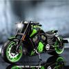 Моделирование 1:10 Литых Моделей Мотоциклов Harley Винтажных из Сплава Со Звуком и Светом Коллекция Игрушечных Мотоциклов Миниатюрные Автомобили