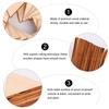 15 шт. Деревянные треугольные заготовки для поделок DIY, Необработанные, Пустые, Гладкая поверхность с обеих сторон, Для домашнего украшения, День рождения