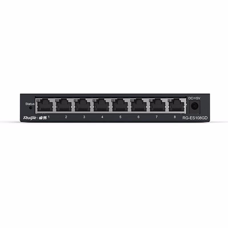 Ruijie RG-ES108GD 8-Port Gigabit Unmanaged Desktop Switch