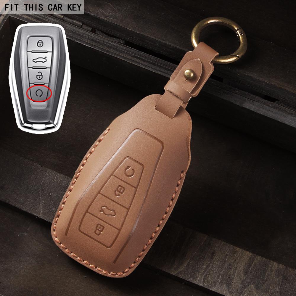 Car Key Fob Cover Case Shell Holder Set For Geely Coolray X6 Emgrand Global Hawk GX7 Remote Accessories Car-Styling Keychain