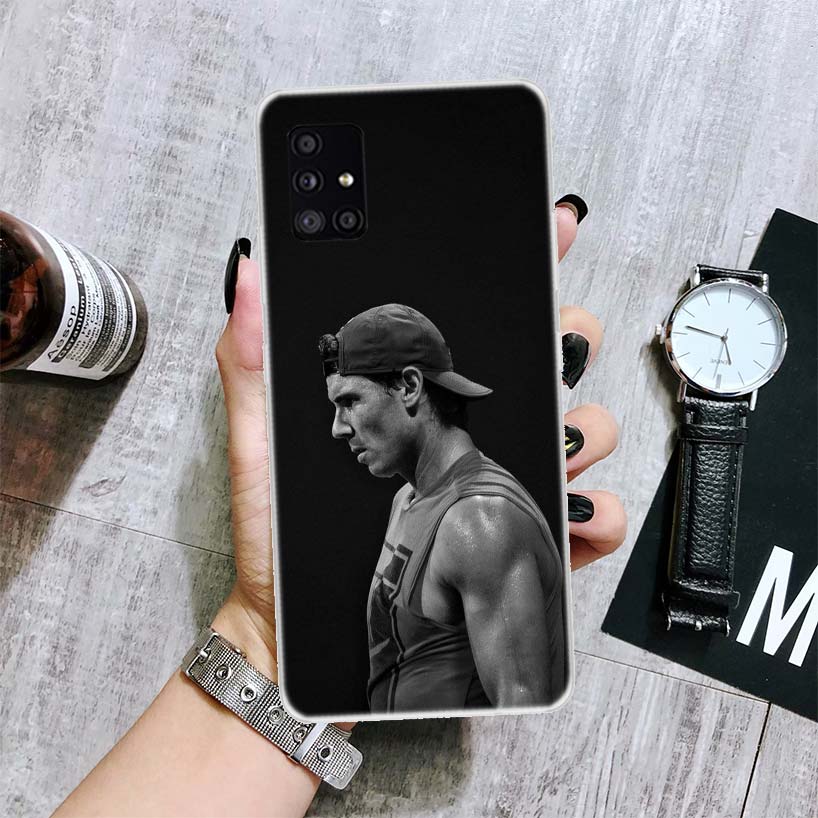 Rafael Nadal Tennis Phone Case For Samsung Galaxy A14 A15 A13 A12 A54 A55 A53 A52 A04S A24 A25 A23 A22 A34 A35 A33 A32 A03S A02S