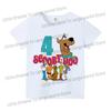Scooby Doo Tshirt Boys Birthday Number 19 Years Cartoon Dog Printed Tee Summer Short Sleeve Tops Base Cute Kids Girls Clothes