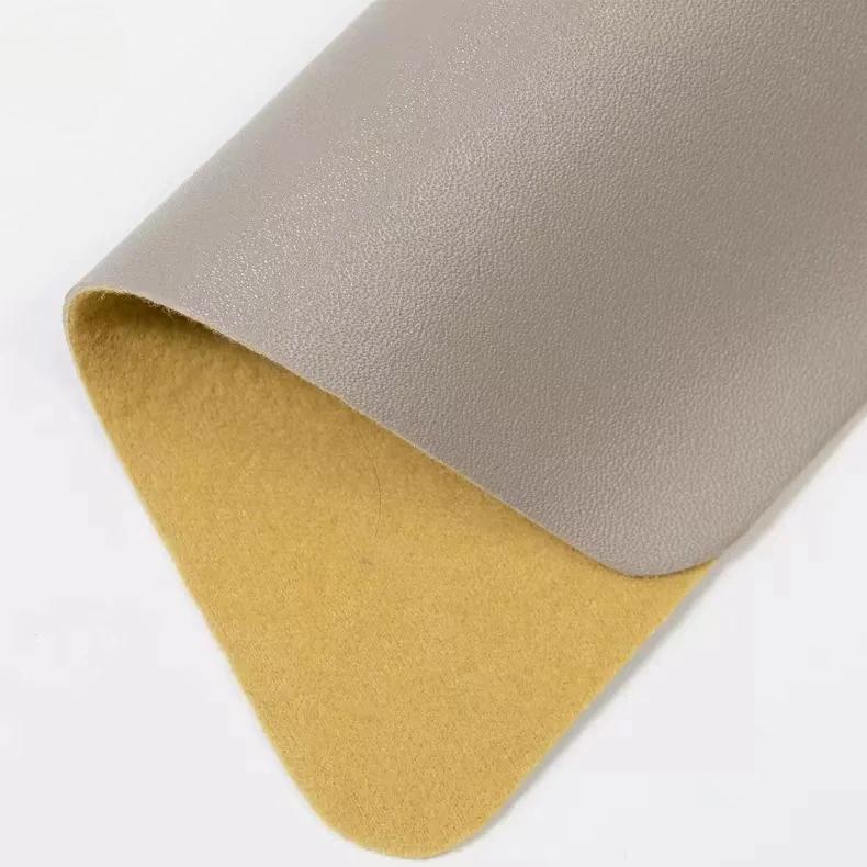 1.1mm 100x140cm PU Leather Thick Fine Sheep Grain Faux Leather Fabric For Sewing Luggage Sofa Car Cushion Furniture Upholstery
