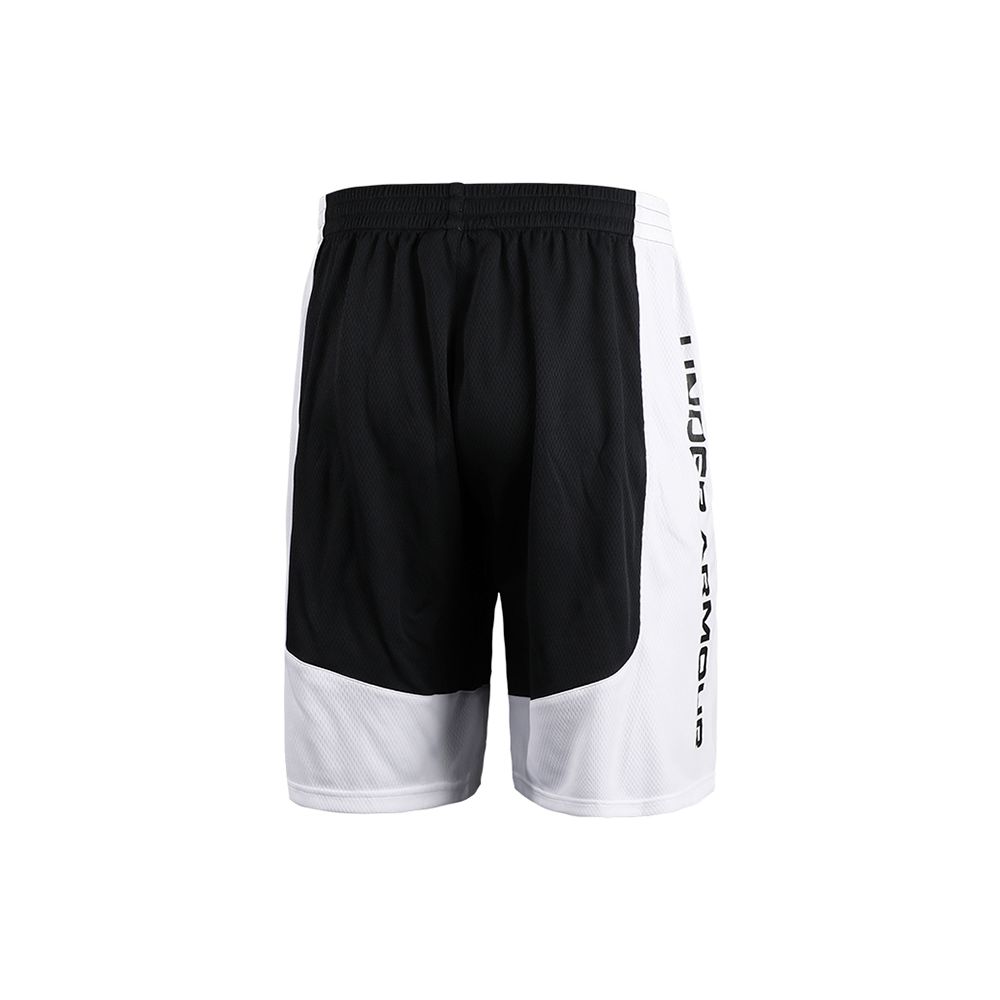 Under Armour Баскетбольные трикотажные шорты Color Block с принтом логотипа в виде буквы, мужские шорты, черные 22500201-001